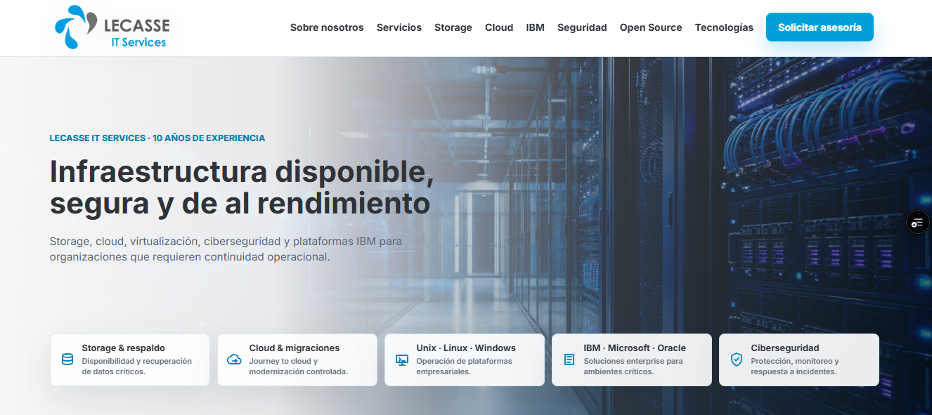 Vista previa de Lecasse IT Services